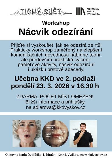 Plakát události Nácvik odezírání