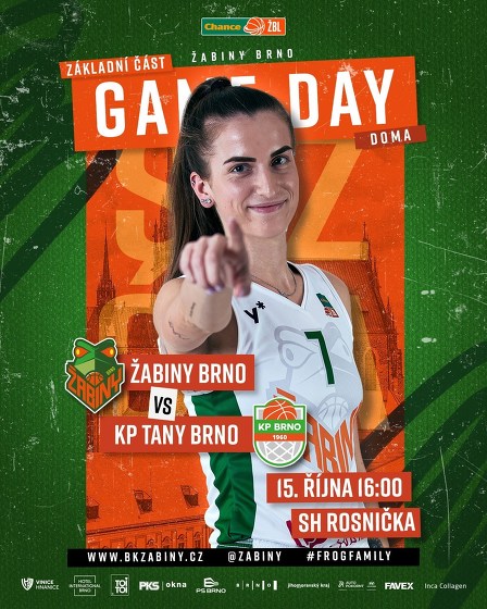 Plakát události Chance ŽBL: Žabiny Brno - KP TANY Brno