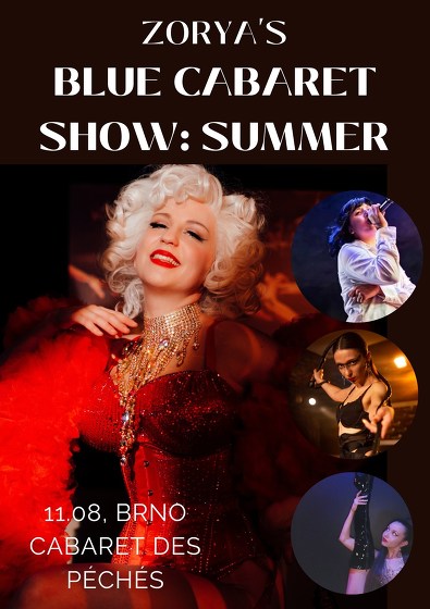 Plakát události Blue Cabaret Show: Summer