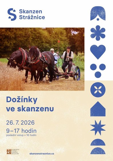 Plakát události Dožínky ve skanzenu