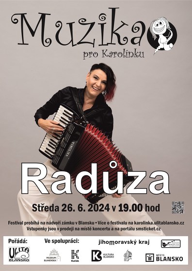 Plakát události Muzika pro Karolínku - Radůza