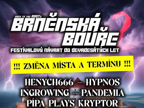 Plakát události Brněnská Bouře 2025