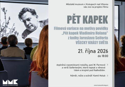 Plakát události Projekce: Pět kapek