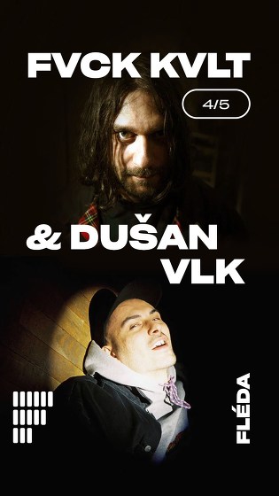 Plakát události FVCK KVLT + Dušan Vlk