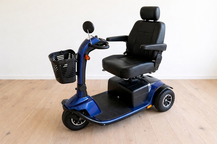 Elektrický tříkolový skútr pro seniory a ZTP