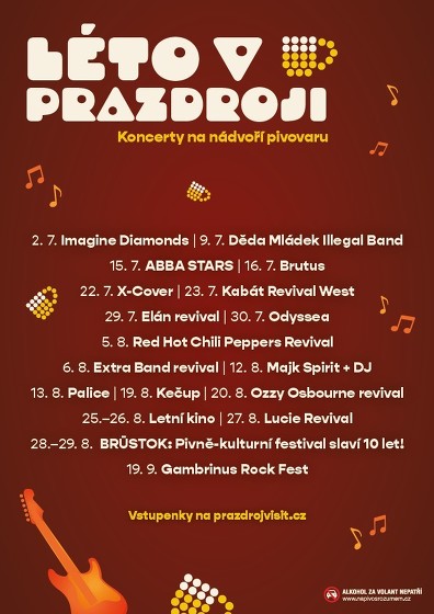 Plakát události Léto v Prazdroji