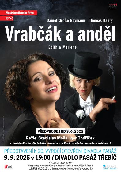 Plakát události Vrabčák a Anděl