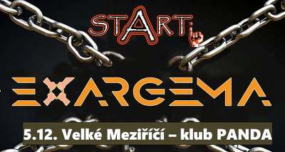Plakát události exARGEMA + STARTi / Velké Meziříčí