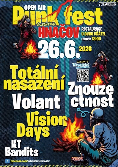 Plakát události Punk fest Hnačov