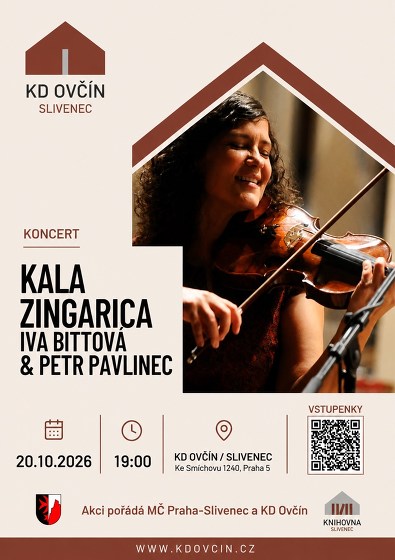 Plakát události Kala Zingarica - Iva Bittová & Petr Pavlinec