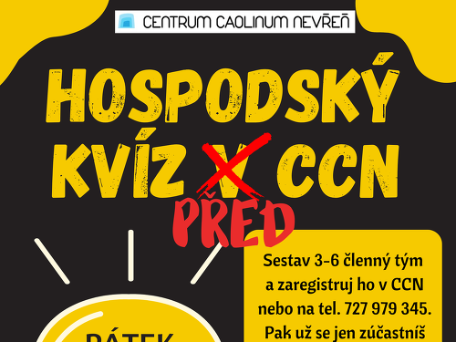 Plakát události Hospodský kvíz před CCN