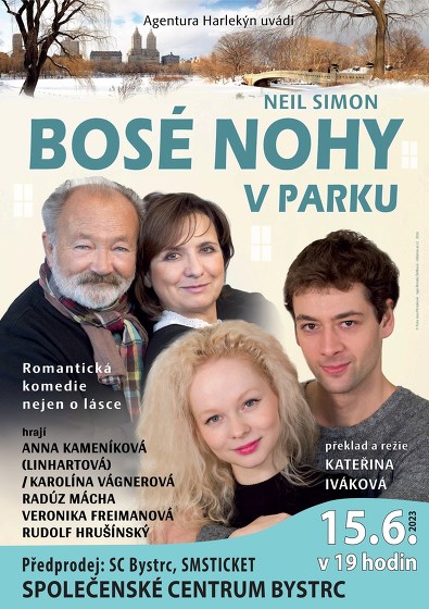 Plakát události Bosé nohy v parku
