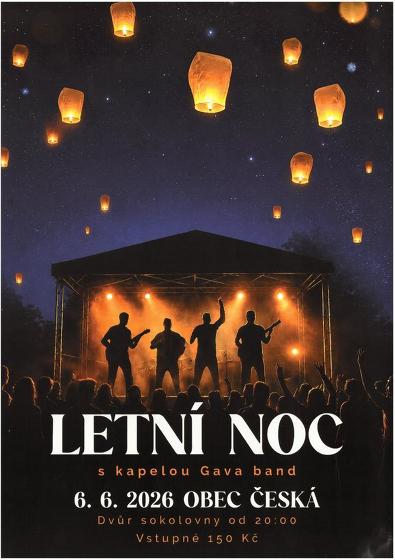 Plakát události Letní noc v České