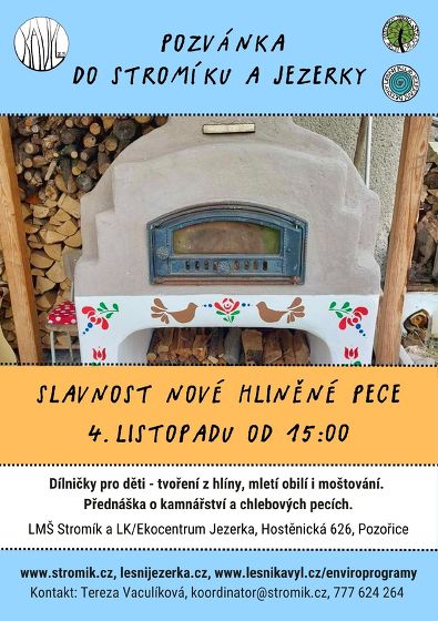 Plakát události Slavnost nové hliněné pece v Pozořicích