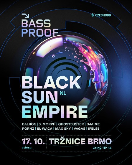 Plakát události Bassproof w/ Black Sun Empire (NL)