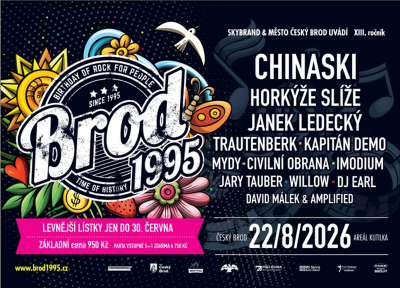 Plakát události Hudební akce Brod 1995