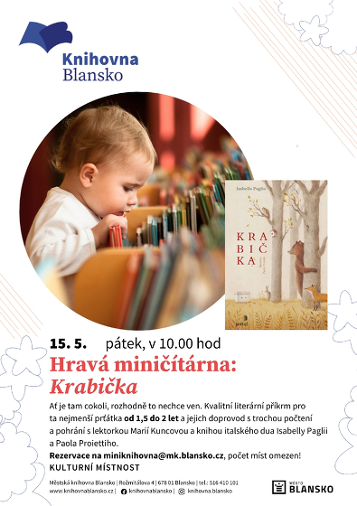 Plakát události Hravá miničítárna: Krabička