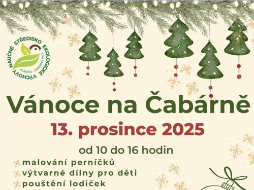 Plakát události Vánoce na Čabárně