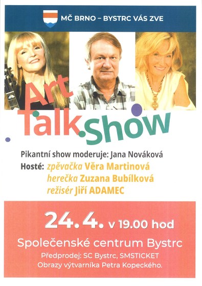 Plakát události Věra Martinová, Zuzana Bubílková a Jiří Adamec