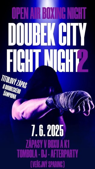 Plakát události Doubek City Fight Night 2