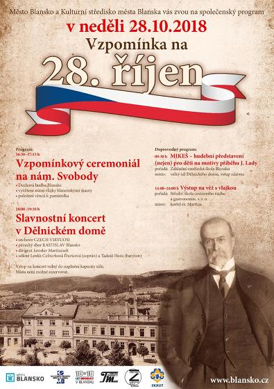 Plakát události Vzpomínka na 28. říjen