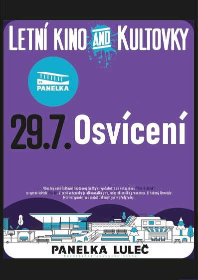 Plakát události LETNÍ KINO & KULTOVKY na Panelce: Osvícení
