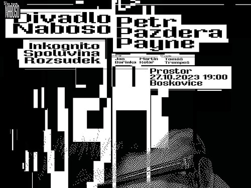 Plakát události divadlo NABOSO: Inkognito – Spoluvina – Rozsudek
