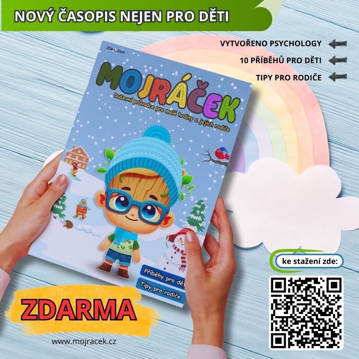 ZDARMA ČASOPIS pro děti a rodiče s názvem MOJRÁČEK