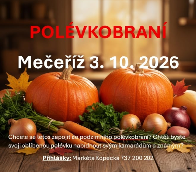 Plakát události Polévkobraní Mečeříž