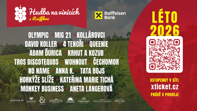 Plakát události Hudba na vinicích ani v roce 2026 Valtice nemine