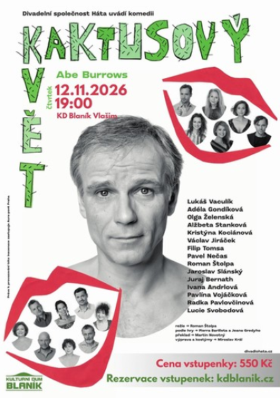 Plakát události Kaktusový květ - divadlo