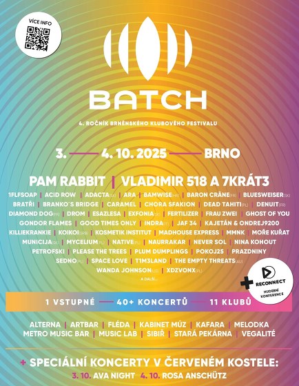 Plakát události BATCH 2025