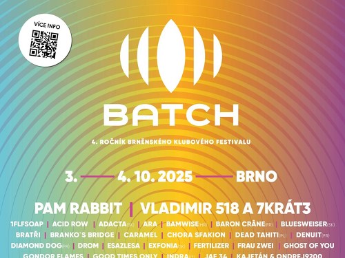 Plakát události BATCH 2025