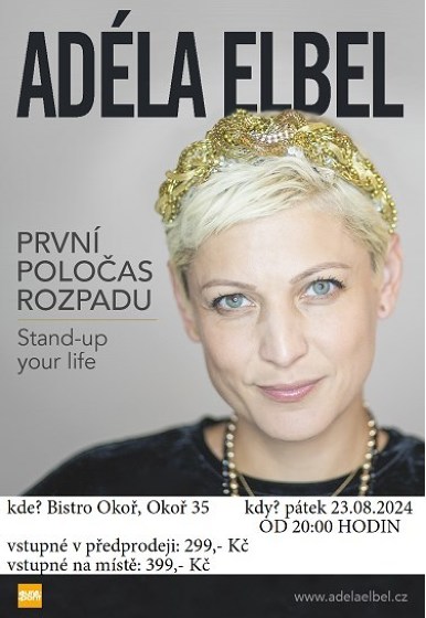 Plakát události Adéla Elbel: První poločas rozpadu