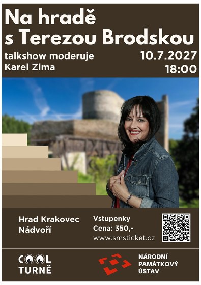 Plakát události Na hradě s Terezou Brodskou