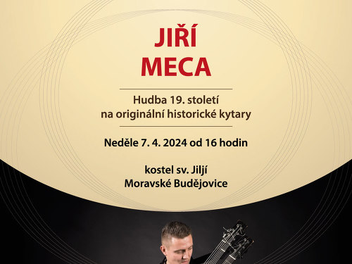 Plakát události Koncert Jiřího Meci