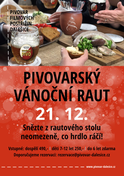 Plakát události Pivovarský vánoční raut