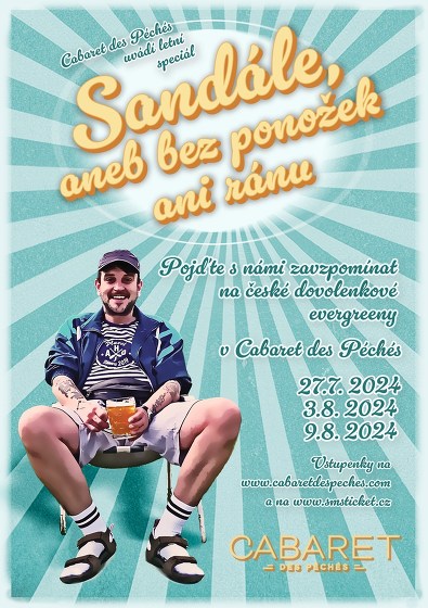 Plakát události Sandále, aneb bez ponožek ani ránu