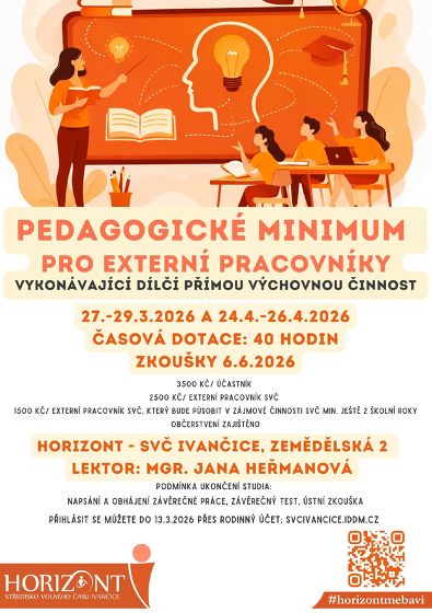 Plakát události Pedagogické minimum 2026