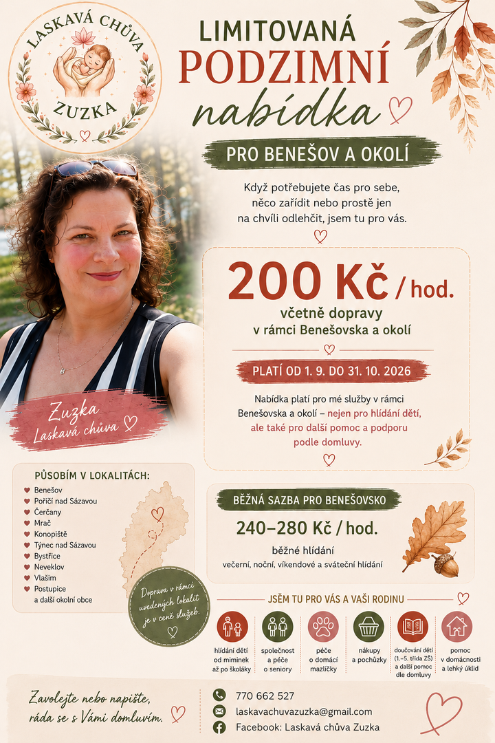 Podzimní nabídka Benešovsko