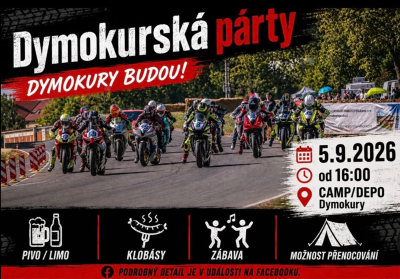 Plakát události Dymokurská párty