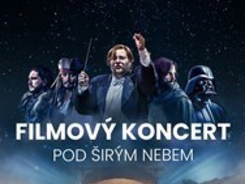 Plakát události Koncert filmové hudby pod širým nebem