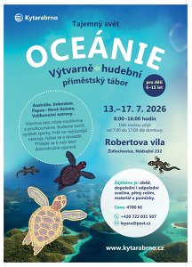 Oceánie-letní příměstský tábor v Židlochovicích
