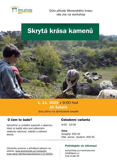 Plakát události Skrytá krása kamenů listopad - celodenní
