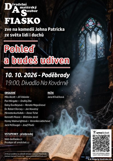 Plakát události Divadelní představení Pohleď a budeš udiven (Poděbrady)
