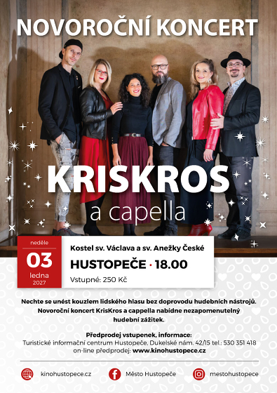 Plakát události Novoroční koncert KrisKros a cappela