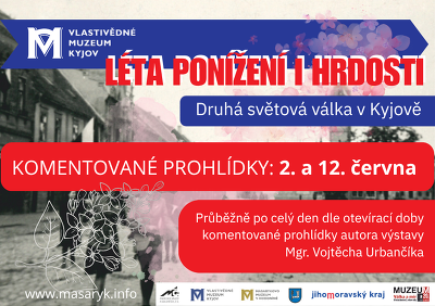 Plakát události NOVÉ TERMÍNY Komentovaných prohlídek k výstavě Léta ponížení i hrdosti
