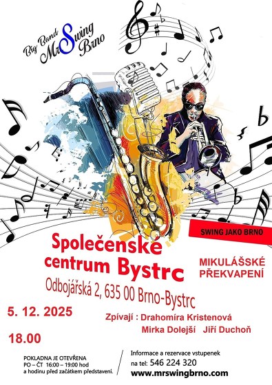 Plakát události Mikulášský hudební podvečer