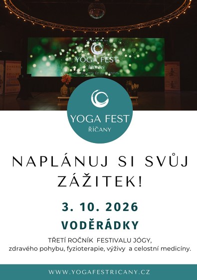 Plakát události Yoga Fest Říčany