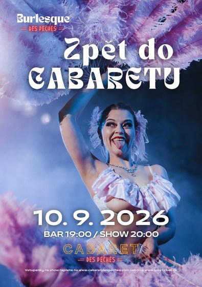 Plakát události Burlesque des Péchés: Zpátky do Kabaretu